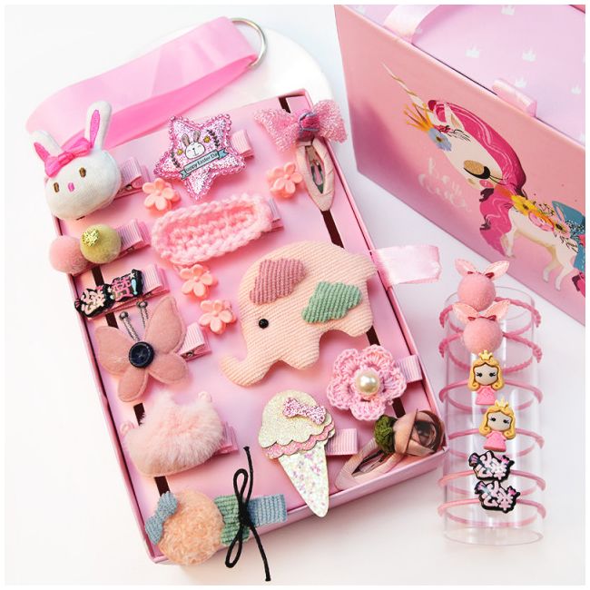 Set de 24 accesorii pentru par - Model H AL-EL-H