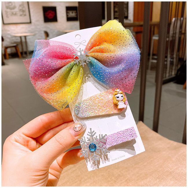 Set de 3 accesorii pentru par - Colorful AL-EL-74