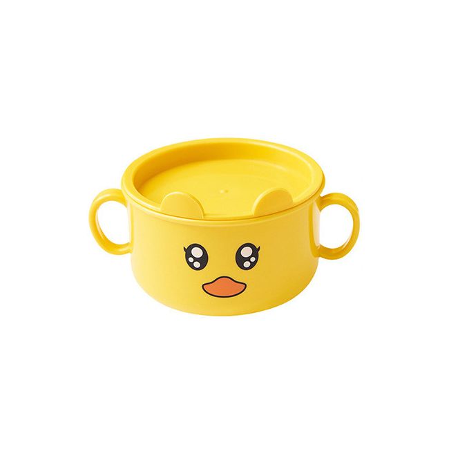 Bol din plastic cu capac pentru bebe - Duck ADDTA04