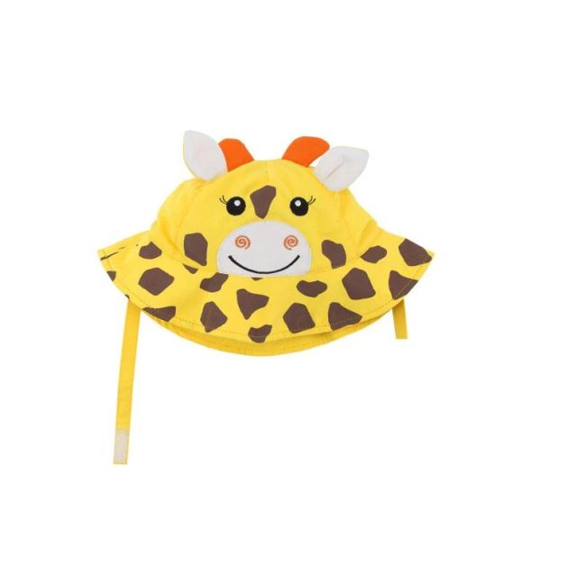 Palarie de soare Zoocchini, UPF50 +, Marime M, 6-12 Luni - Giraffe KRTZOO0169