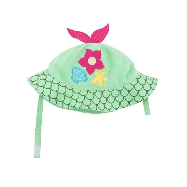 Palarie de soare Zoocchini, UPF50 +, Marime M, 6-12 Luni - Mermaid KRTZOO6807