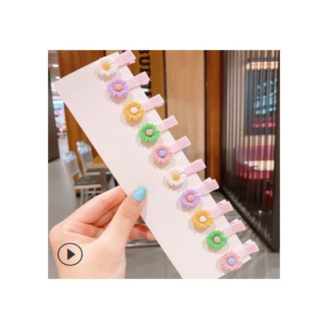 Set de 10 clame pentru par - Daisy MDX8183-1