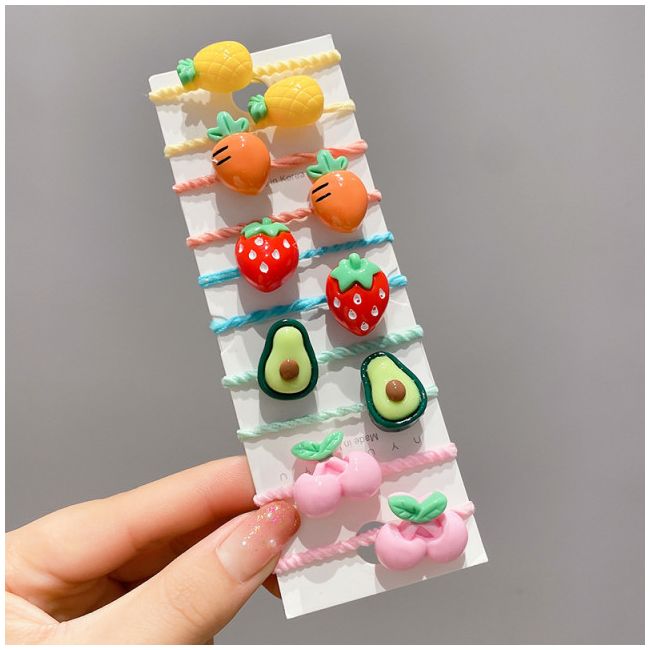 Set de 10 elastice pentru par - figurine diverse model 5 ad20213-4