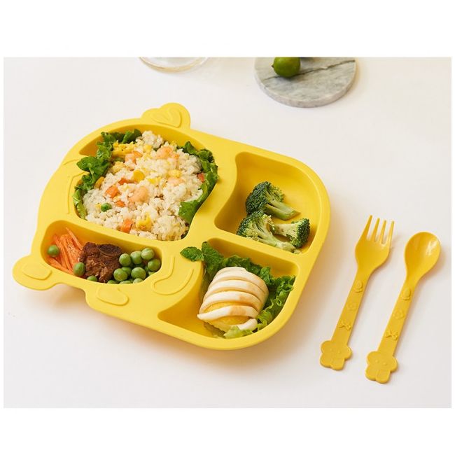 Set platou si tacamuri pentru bebe - Duck ADDTA06