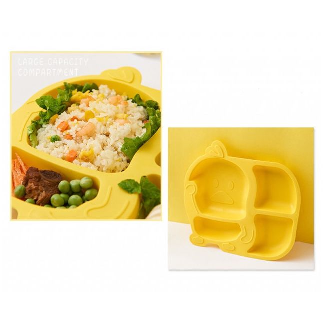 Set platou si tacamuri pentru bebe - Duck ADDTA06