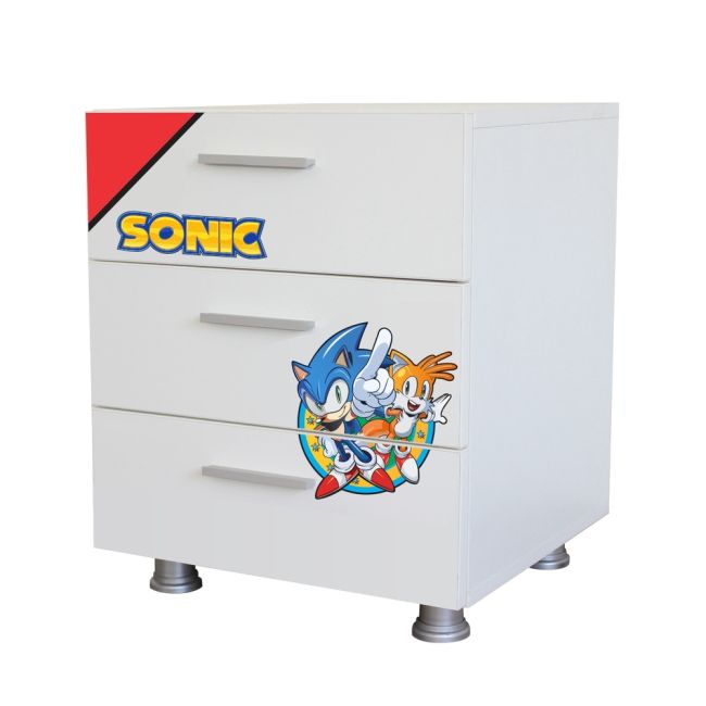 Comoda Copii Creativ Sonic - Asc-c-str-son