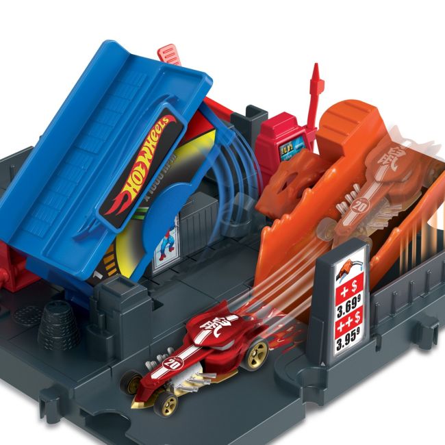 HOT WHEELS CITY EXPLORER PISTA FUEL STATION SHIFT VIVMTHMD53_HKX45