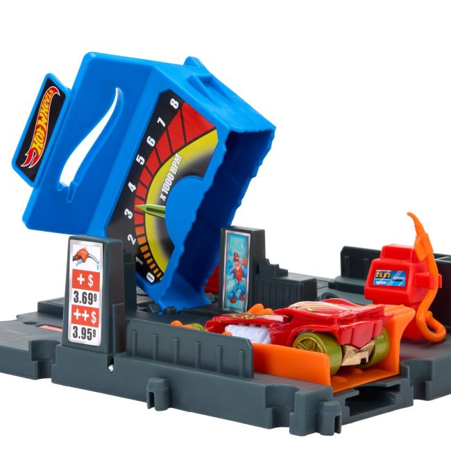 HOT WHEELS CITY EXPLORER PISTA FUEL STATION SHIFT VIVMTHMD53_HKX45