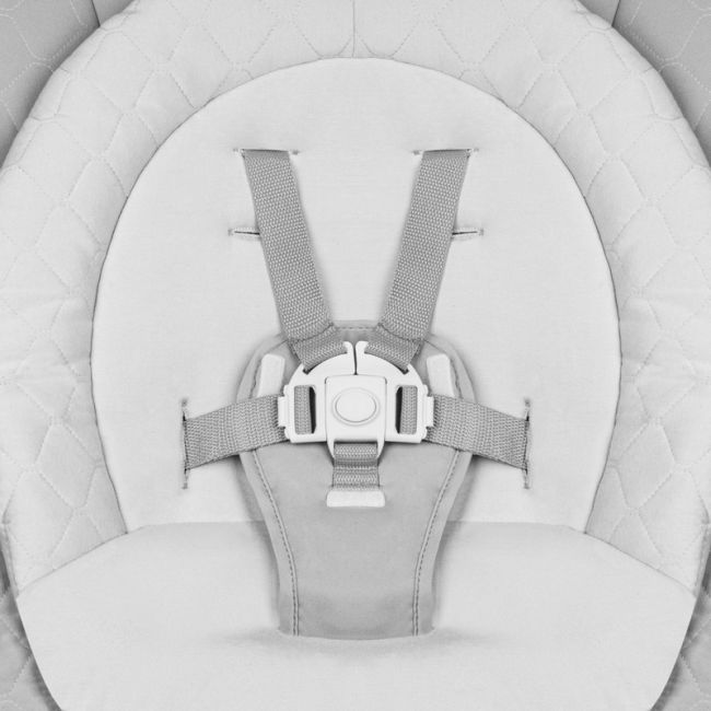 Lionelo - Balansoar multifunctional Bella, Electric, Scaun reglabil, Ecran tactil si telecomanda, 6 miscari unice, 5 viteze, Cu melodii, Gri BYNLO-BELLA_GREY_CONCRETE