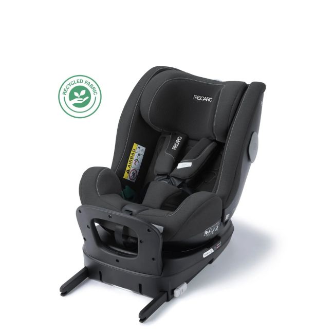 Scaun auto i-size 3 luni - 7 ani salia kid exclusive fibre black tna89051620050
