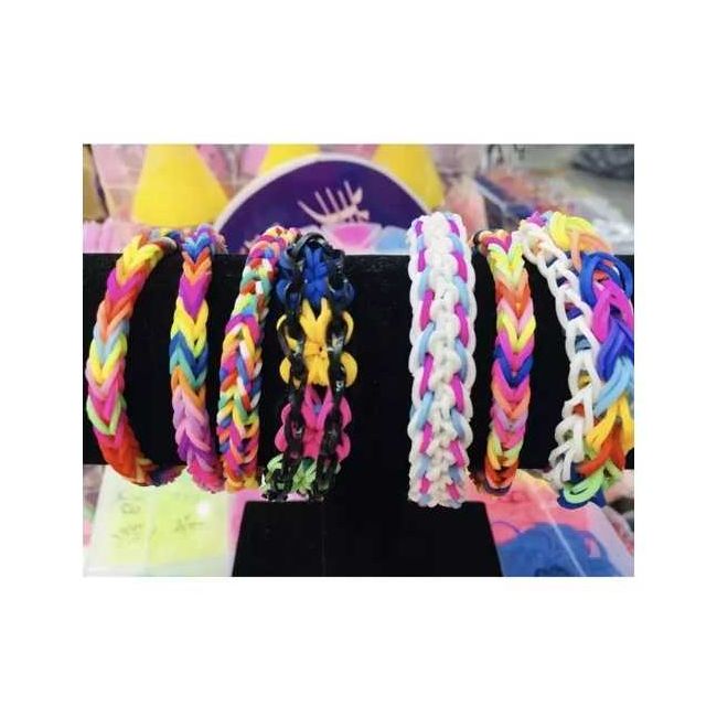 Set creativ elastice loom colorate cu organizator si accesorii, 1500 piese Kruzzel MY18061 BBJMY18061_Initiala