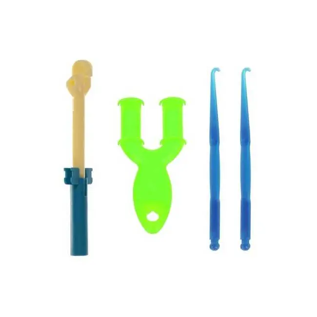 Set creativ elastice loom colorate cu organizator si accesorii, 4400 piese Kruzzel MY18062 BBJMY18062_Initiala