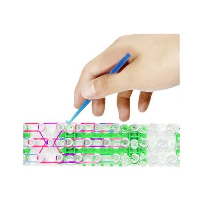 Set creativ elastice loom colorate cu organizator si accesorii, 4400 piese Kruzzel MY18062 BBJMY18062_Initiala