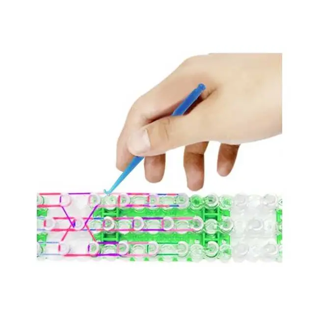 Set creativ elastice loom colorate cu organizator si accesorii, 4400 piese Kruzzel MY18062 BBJMY18062_Initiala