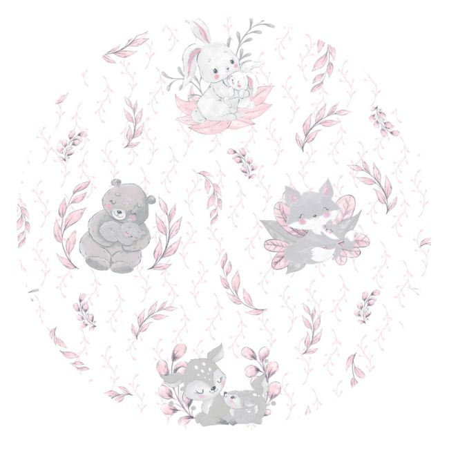 MimiNu - Paturica pufoasa cu doua fete, Dimensiune 75x100 cm, Din tesatura de catifea si bumbac, Materiale certificate Oeko Tex Standard 100, Lulu Rose BYN6426972020695