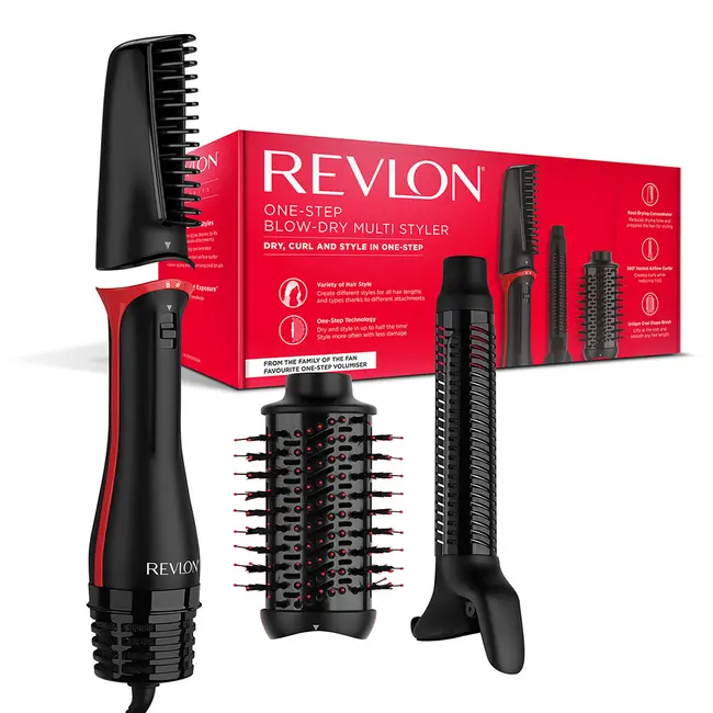 Aparat de coafat multifunctional REVLON One-Step Blow-Dry Multi Styler RVDR5333E, 3 capete... BITRVDR5333E