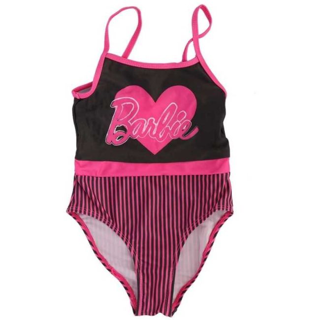 Costum baie intreg Barbie Heart EPLUSM EPMBAR5244216 BBJEPMBAR5244216_Negru/Roz_128/134