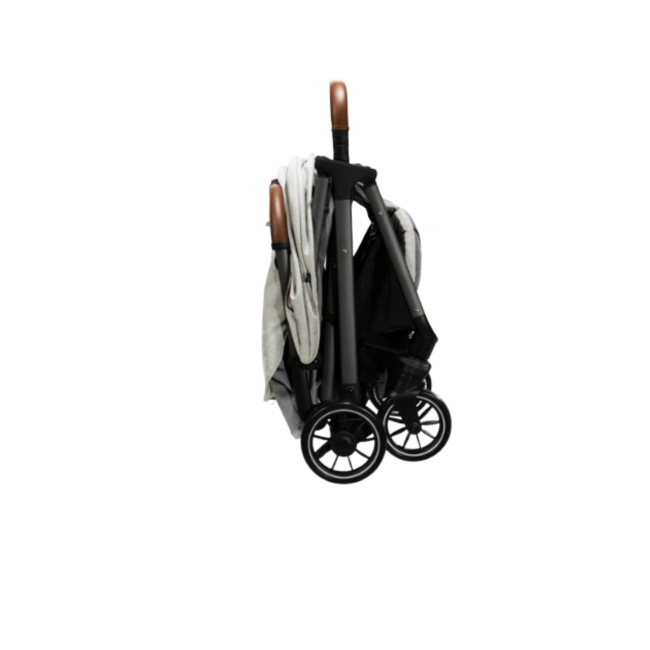 Joie - carucior pentru copii ultracompact  3 in 1 parcel oyster / i-snug shale ( carucior parcel oyster + landou ramble xl oyster + scoica auto i-snug cu tetiera reglabila, nastere - 75 cm, shale)  bbba1219peoys000set