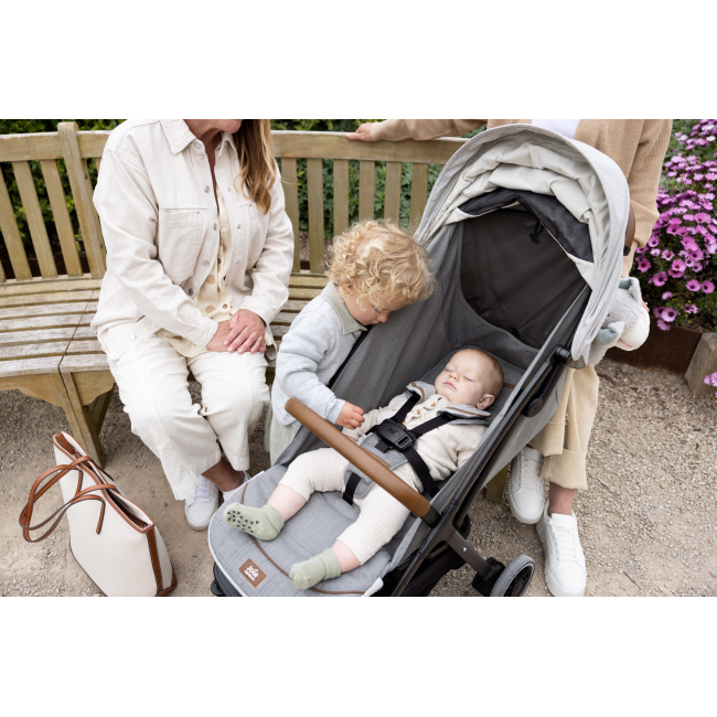 Joie - carucior pentru copii ultracompact 2 in 1 parcel, nastere - 22 kg, signature pine (carucior parcel pine + landou ramble xl pine) bbbs2112aapne000set