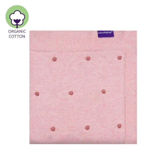 Paturica din bumbac organic 80x100 cm Clevamama 3491 SUPclvm_3491