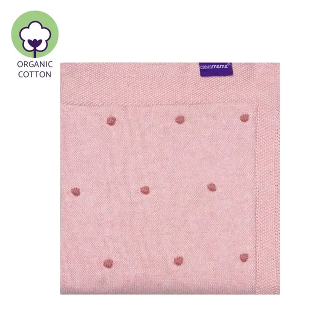 Paturica din bumbac organic 80x100 cm Clevamama 3491 SUPclvm_3491