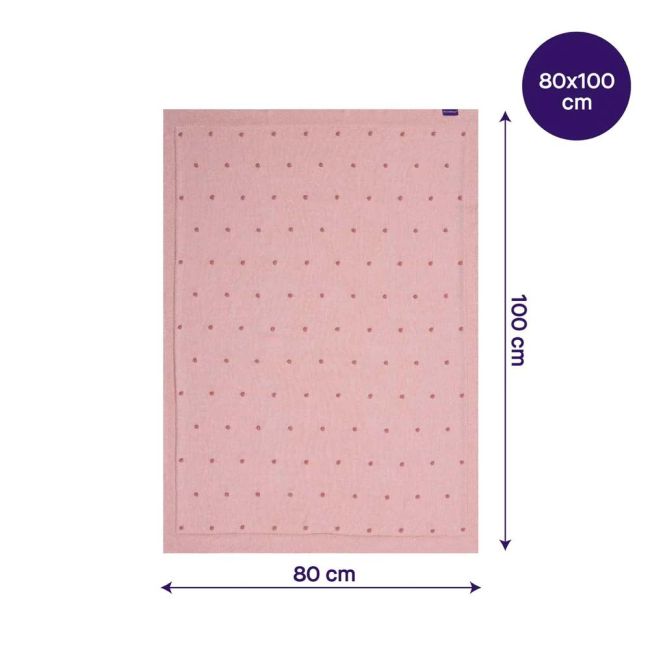 Paturica din bumbac organic 80x100 cm Clevamama 3491 SUPclvm_3491