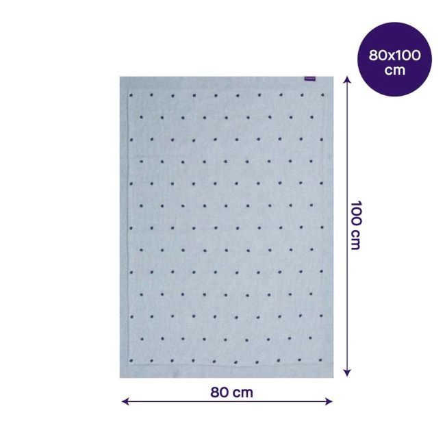 Paturica din bumbac organic 80x100 cm Clevamama 3492 SUPclvm_3492