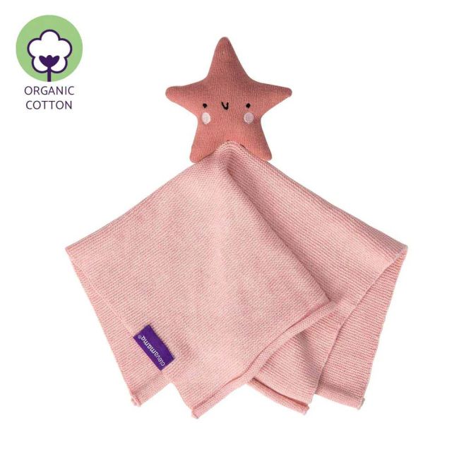 Paturica din bumbac organic cu jucarie Star Clevamama 3494 SUPclvm_3494