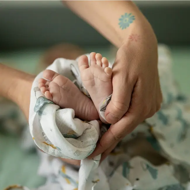 Petite&Mars - Set 3 scutece din muselina de bambus Moussy Grey Planes, Hipoalergenice, 68 x 68 cm, Certificate Oeko Tex Standard 100, Multicolor BYN415361