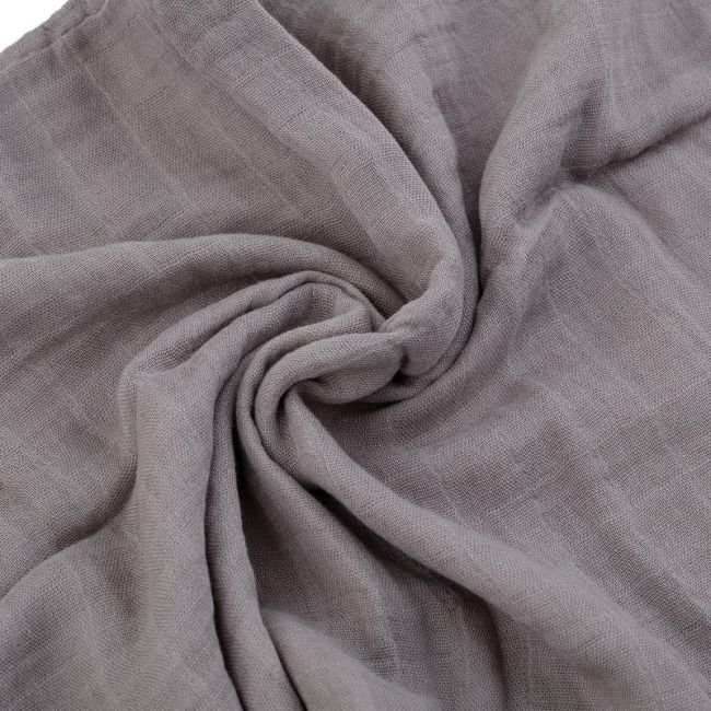 Petite&Mars - Set 3 scutece din muselina de bambus Moussy Ochre Leaves, Hipoalergenice, 68 x 68 cm, Certificate Oeko Tex Standard 100, Multicolor BYN415360