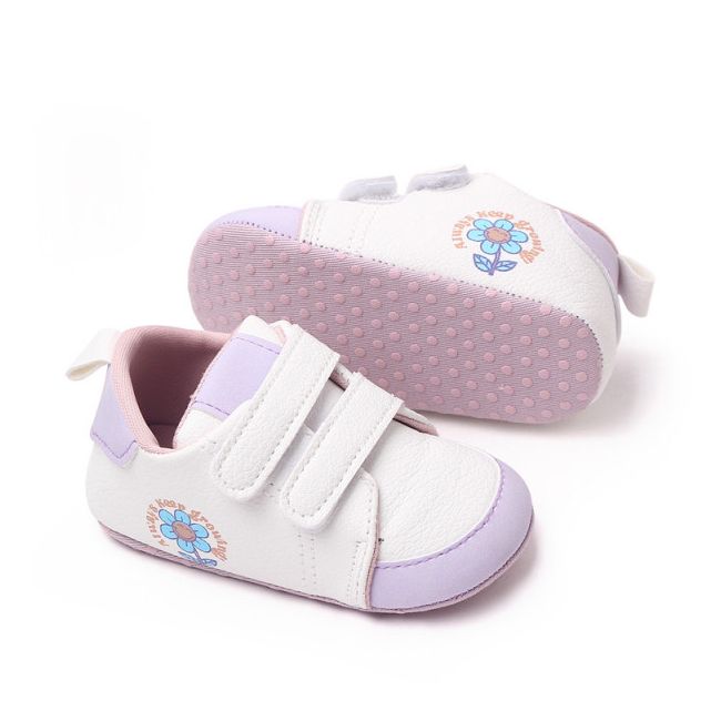 Adidasi albi cu insertii lila - Always MBBB2324-3-p13