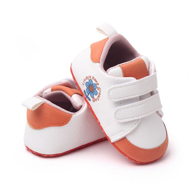 Adidasi albi cu insertii portocalii - Always LIBB2324-1-p24