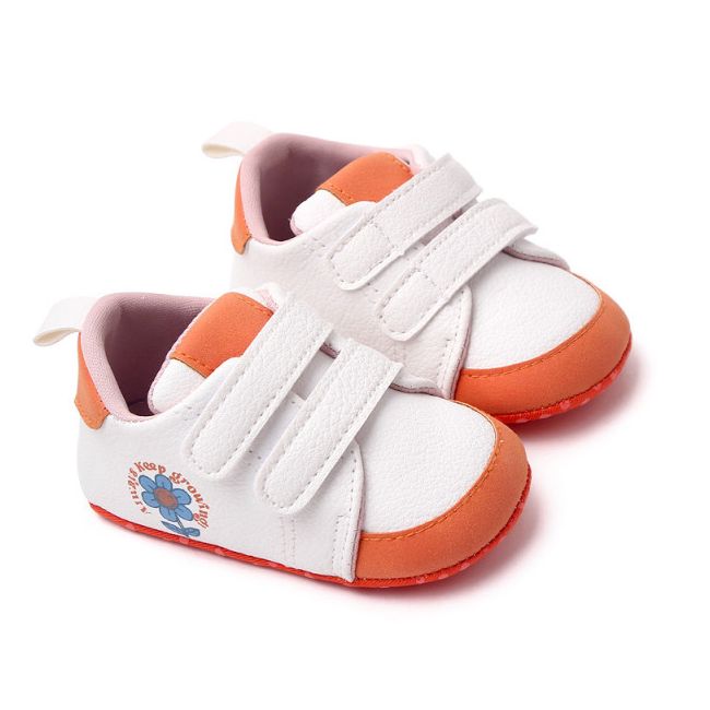 Adidasi albi cu insertii portocalii - Always LIBB2324-1-p24