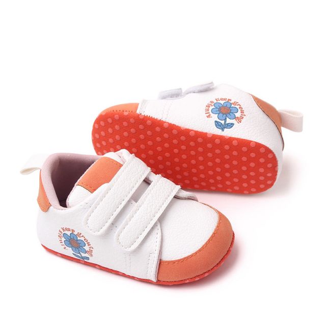 Adidasi albi cu insertii portocalii - Always LIBB2324-1-p24