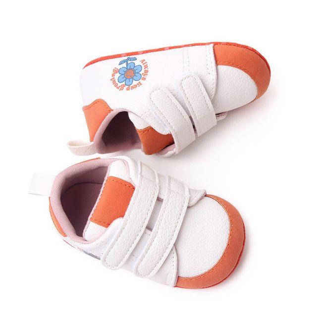 Adidasi albi cu insertii portocalii - Always LIBB2324-1-p24