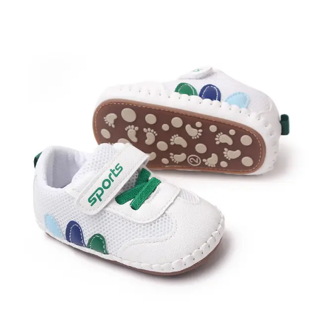 Adidasi albi pentru baietei - Leaves MDBNB3007W-1-p27