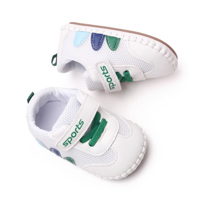 Adidasi albi pentru baietei - Leaves MDBNB3007W-1-p27