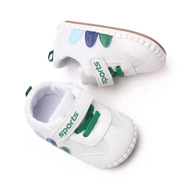 Adidasi albi pentru baietei - Leaves MDBNB3007W-1-p27