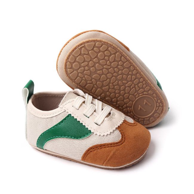 Adidasi crem cu maro si verde - Sporty MDBC2292-3-p27