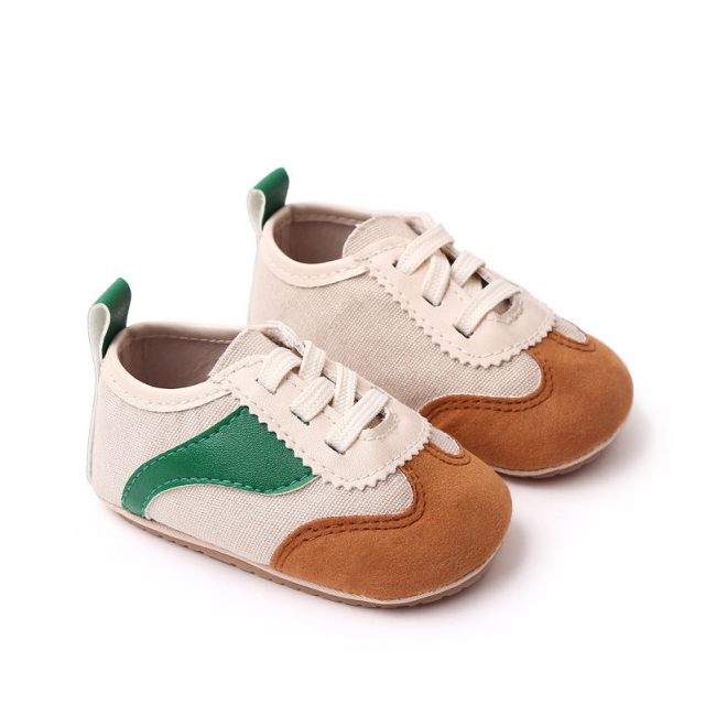 Adidasi crem cu maro si verde - Sporty MDBC2292-3-p27