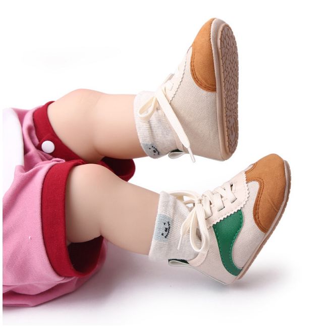 Adidasi crem cu maro si verde - Sporty MDBC2292-3-p27