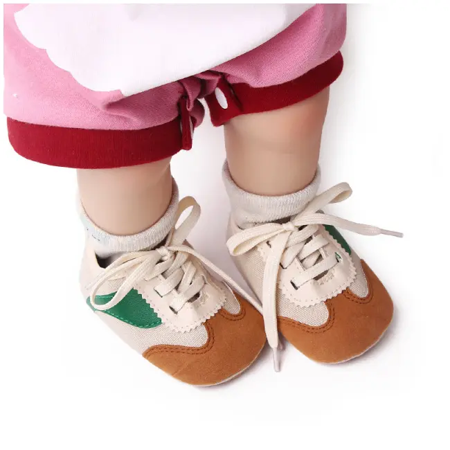 Adidasi crem cu maro si verde - Sporty MDBC2292-3-p27