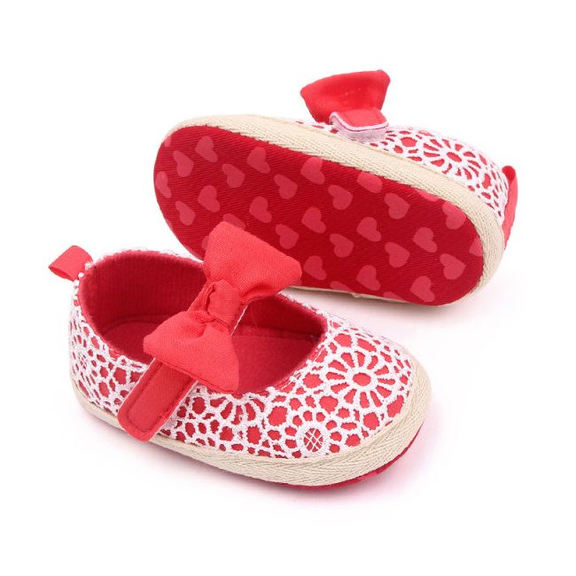 Pantofiori corai cu danteluta alba MDBM2351-3-p01