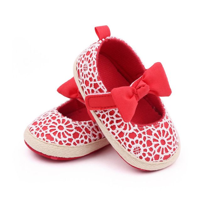 Pantofiori corai cu danteluta alba MDBM2351-3-p01