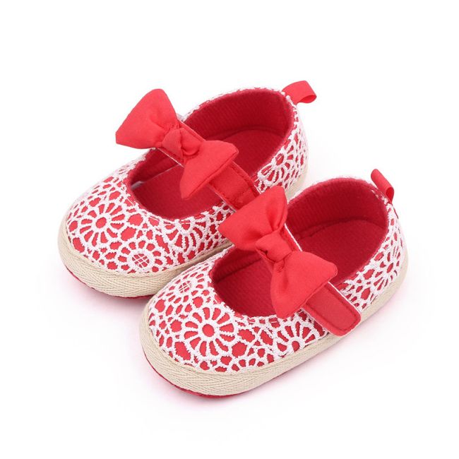 Pantofiori corai cu danteluta alba MDBM2351-3-p01