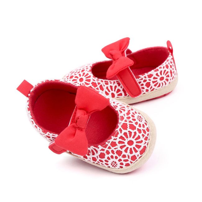 Pantofiori corai cu danteluta alba MDBM2351-3-p01