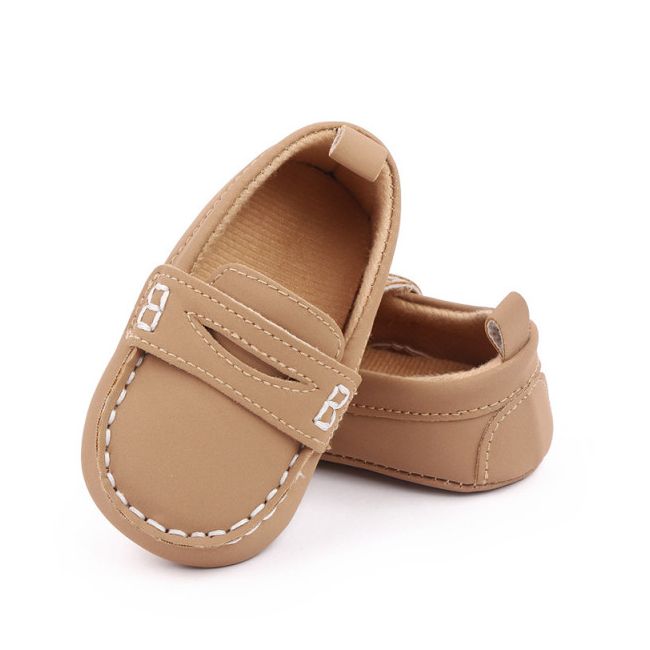 Pantofiori crem tip mocasini (marime disponibila: 3-6 luni (marimea 18 incaltaminte)) lid2774-sa4.3-6 luni (marimea 18 incaltaminte)