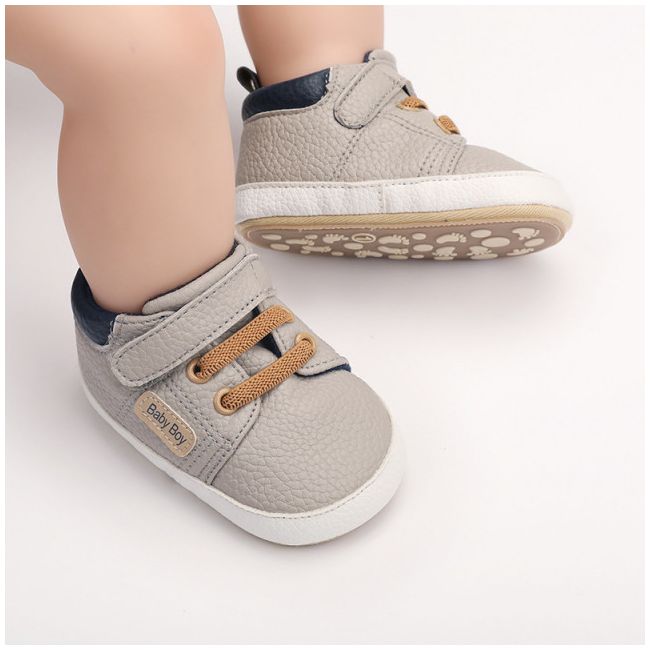 Pantofiori gri pentru baietei - Baby Boy AM9653-2-p19