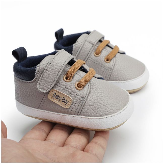 Pantofiori gri pentru baietei - Baby Boy AM9653-2-p19