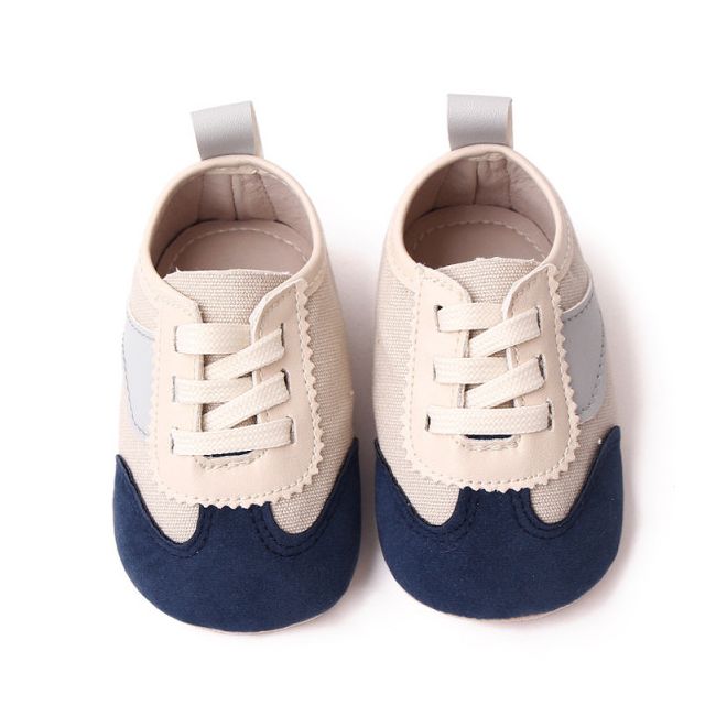Adidasi crem cu bleumarine si gri - Sporty MDBC2292-1-c5